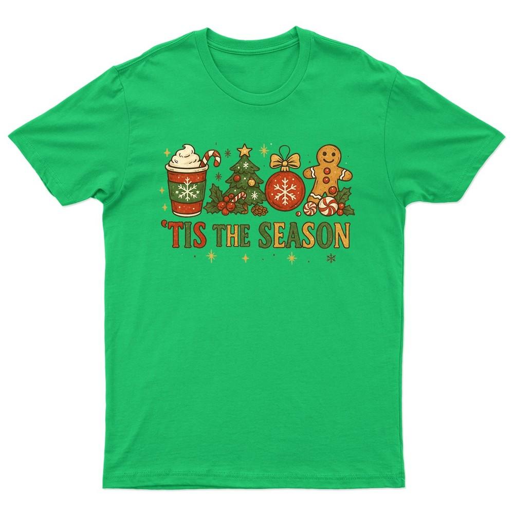 Tis The Season Christmas TShirt Unisex Gift Retro Funny Unisexs Vintage Unisexs S