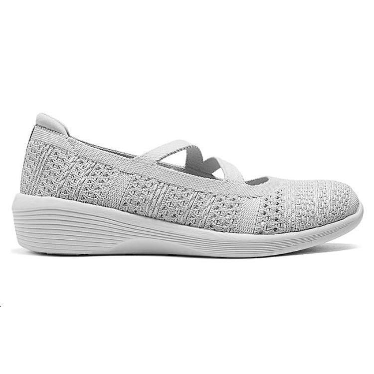 Skechers Versatile Comfortable Low-Top Casual Shoes Women Sneaker Light-Gray 158871-LTGY