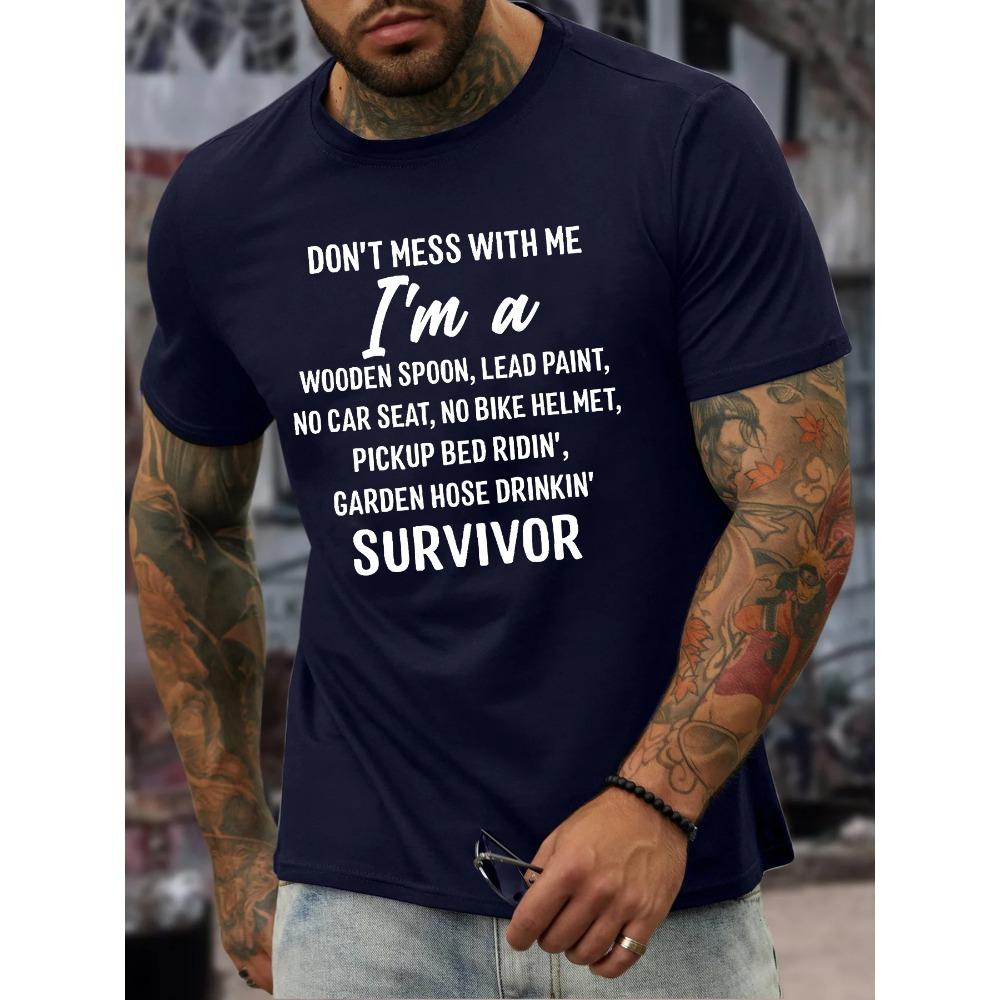 Summer men s fashion pattern short-sleeved T-shirt Summer men s fashion pattern short-sleeved T-shirt S