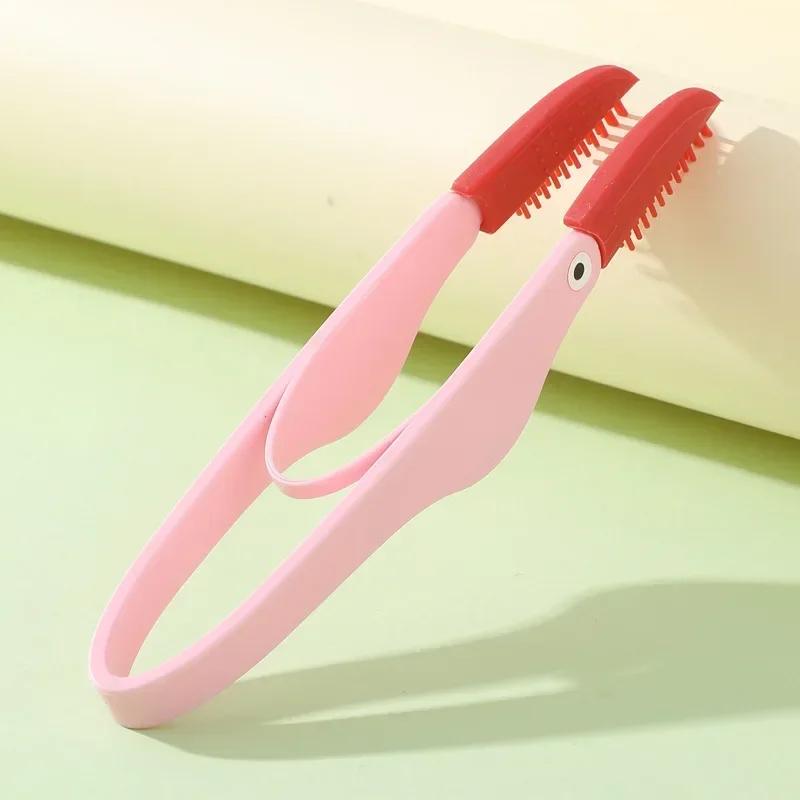 

1PC Soft Silicon Pet Tear Brush for Cats Dogs Gentle Eye Cleaning Comb Removes Eye Poop Knots Safe Grooming Glove розовый