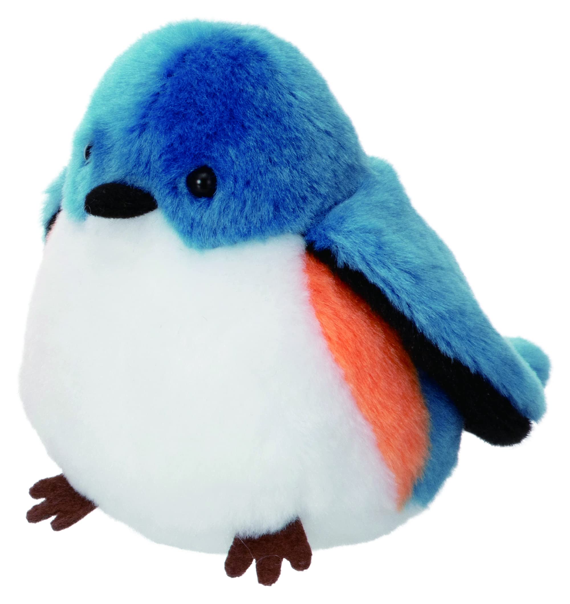 

Iwaya Ecocoeya Butterfly ST Mark Certified Toy for Ages 3 and Plush No Batteries Required (IWAYA) (Blue Flycatcher) Up, Sound-Emitting Wind-Up Toy, синий