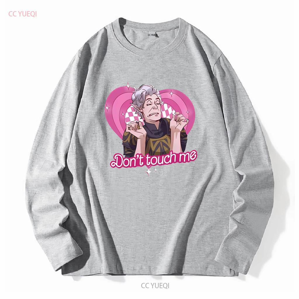Astarion Dont Touch Me T Shirt Bg3 Fantasy and Gaming Apparel Long or Short Sleeves Vintage Washed Stylish Stretched
