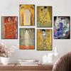Artistul clasic Gustav Klimt Poster pictură abstractă pe pânză în ulei Decor modern pentru locuințe Poză de perete pentru sufragerie interioară