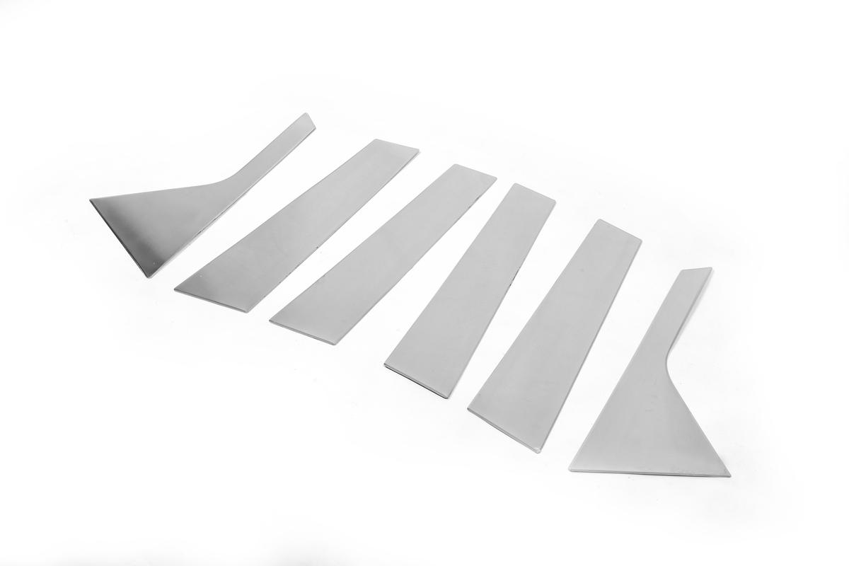 

Накладки на дверные стойки (нерж) для Peugeot 3008 2016-2023 гг