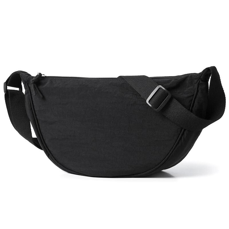 Xin Jing Zhou Women s Nylon Dumpling Shoulder Bag Small чёрный