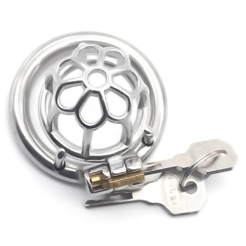 BDSM Stainless Steel Penis Cage Chastity Belt Slave Adult Male Sex Toys Cock Ring Ball Stretcher Cuckold Scrotum CB Lock