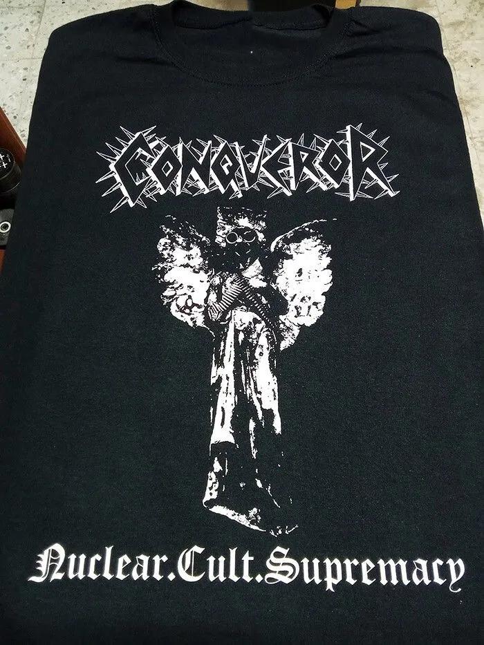 Unisex Short Sleeve Crew Neck Cotton T Shirt Fly War Cult Supremacy Conqueror Band XL