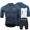Conjunto de Maillot de Ciclismo para Hombre Transpirable de Secado Rápido Seda de Leche Manga Corta para Montaña