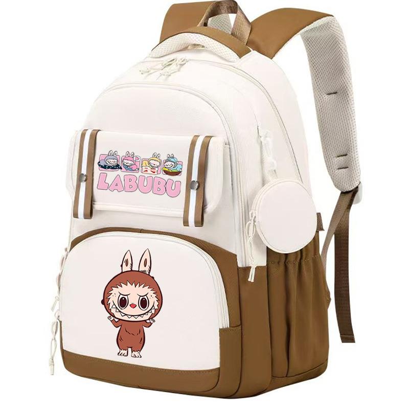 Cute Printed Backpack Teenager Student Girl Boy Knapsack Large Capacity Waterproof Casual Bag Coin Purse Women Laptop Bag Mochila