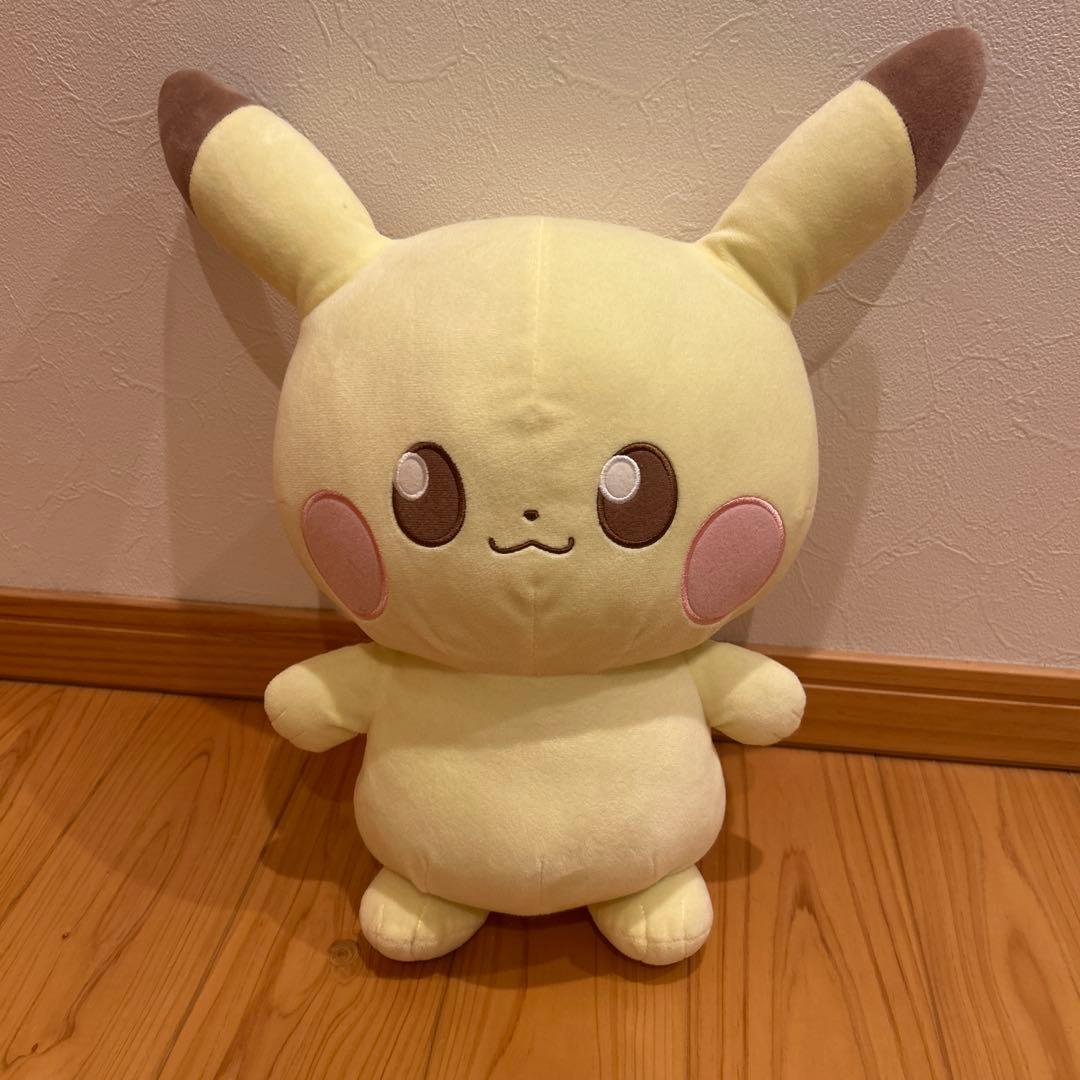 Pokepiece Pikachu stuffed toy approx. 40cm
