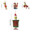 Fun And Colorful Grinch Acrylic Christmas Tree Hanging Ornament For Car Decoration