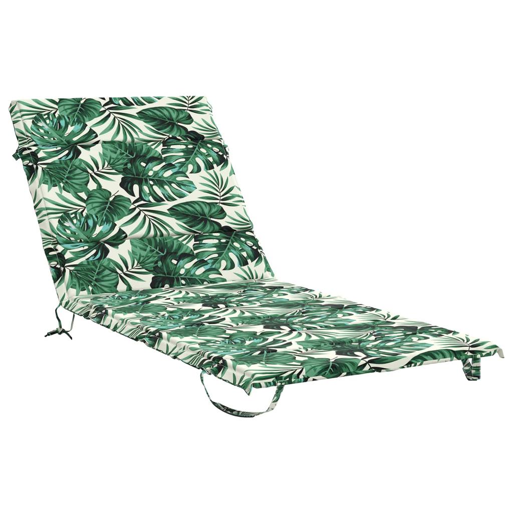 Sun Lounger Cushion GEMERT 100percent Polyester Leaf Pattern