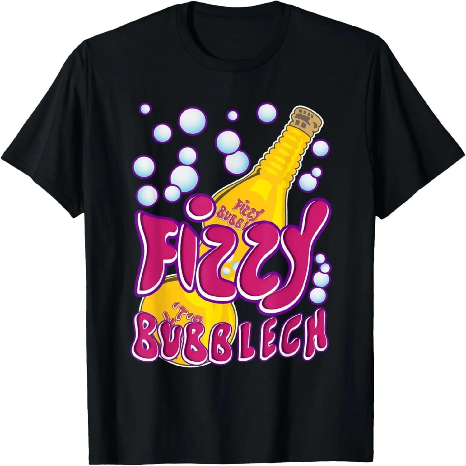 Футболка с принтом напитка Fizzy Bubblech S разноцветный