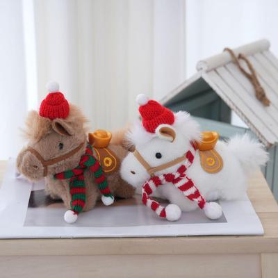Year of the Horse Plush Keychain: Cute Horse Doll with Money Ornament