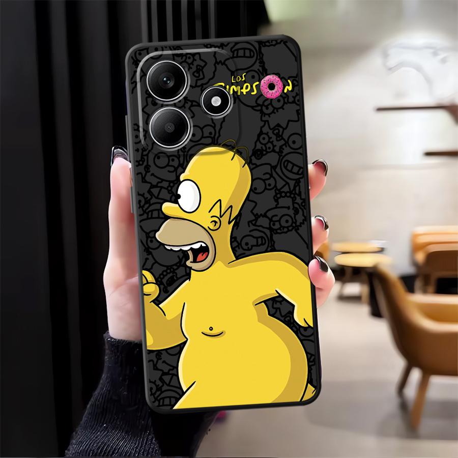 

S-simpsons Donut Funda Phone Cover Case for Xiaomi Redmi Note 11 11s 12s 12 Pro 13 Pro Plus 14 7 8 9 10S 9S 10 Redmi Note 11S