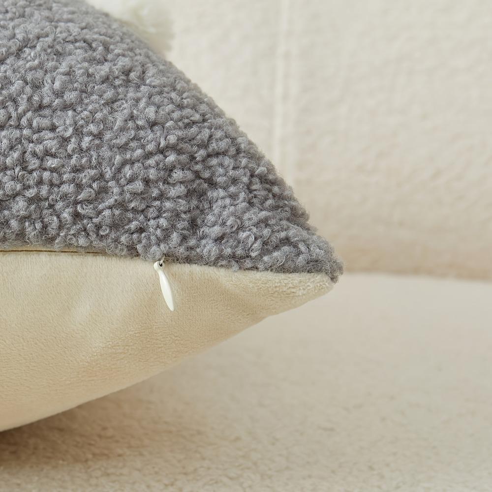 Plush Easter Bunny Pillow Cover Square/Rectangular Pillowslip Cartoon Rabbit Pillow Case  Bed Room