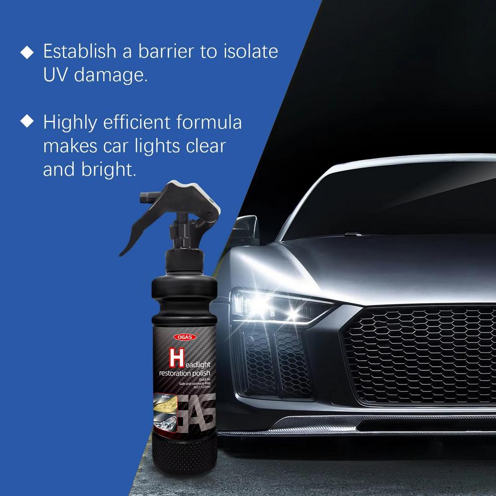 Headlight Restoration Liquid Automobile Headlight Lens Polish Repair Ceramic Kit Liquid Headlight Restore Headlight Restora K2F4