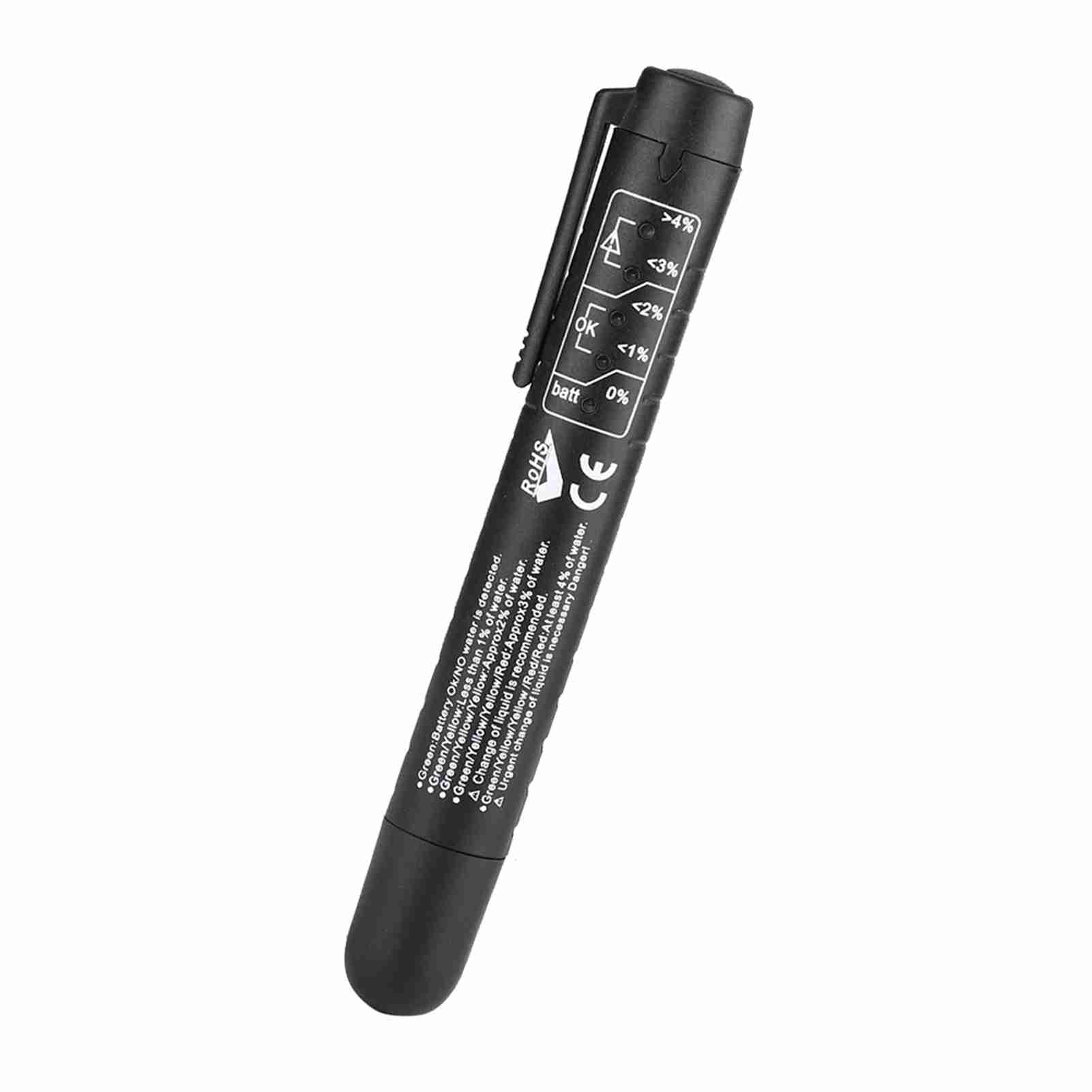 

Brake Fluid Liquid Oil Tester Pen 5 LED Indicator Car Testing Tool for DOT3 4 5