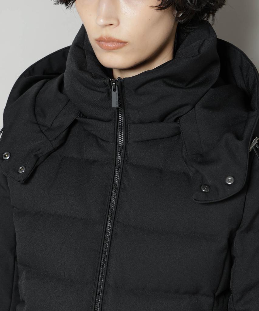 Nano Universe Nishikawa Down Serge Short Down Size (R) Jacket, Women's, M, 010, Black, 669-5214303