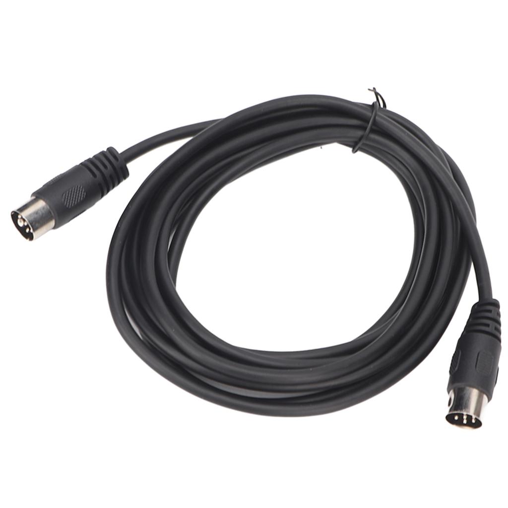 6 Pin DIN Cable Male to Male Plug and Play Sound Signal Connection DIN Extension Cord for Digital Device 3 Meters