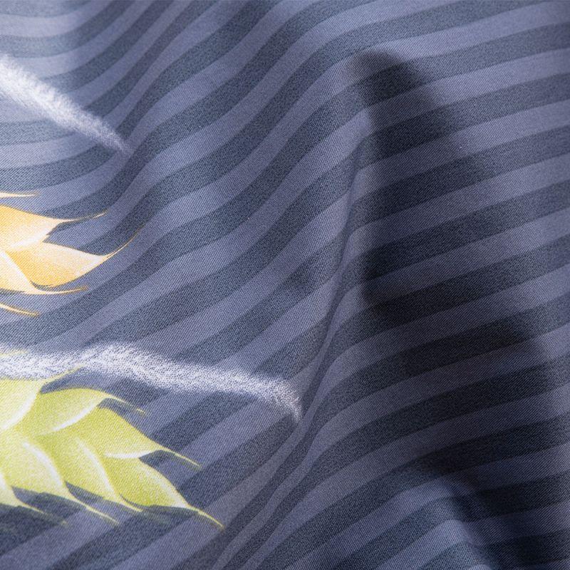 Mercury Home Textiles Tropical Story Satin Four-Piece Bedding Set