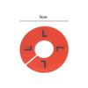10Pcs Size Separators  Practical Round Clothes Sorting Tag Hanger Separators  Compact Clothing Size Separators
