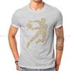 Pickleball Sport Kreatives T-Shirt für Männer Spieler Polka Dot Basic T-Shirt Personalisierbar Geburtstagsgeschenke Oberteile