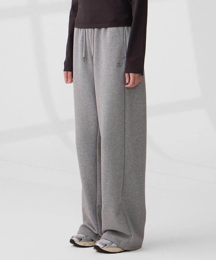 DANGLEDROP Dgdp Legline Wide Sweatpants Melange Grey