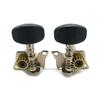 2 Left+2 Right Guitar Tuning Pegs Kits Guitar Machine Head Tuners Steel Pegs Set