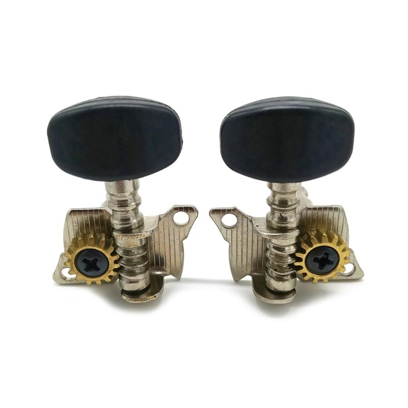 2 Left+2 Right Guitar Tuning Pegs Kits Guitar Machine Head Tuners Steel Pegs Set
