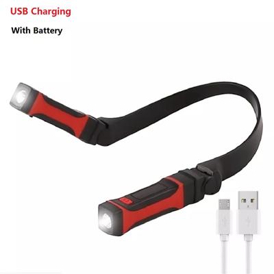 Led Magnet Hanging Neck Reading Lamp Usb Rechargeable Outdoor Camping Light For Knitting Repairing