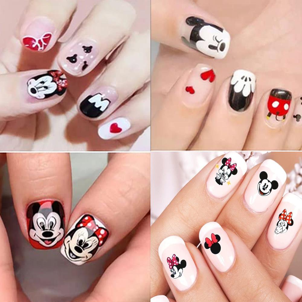 KT Cat & Mickey Mouse Anime Nail Art Stamping Plate for Beginners