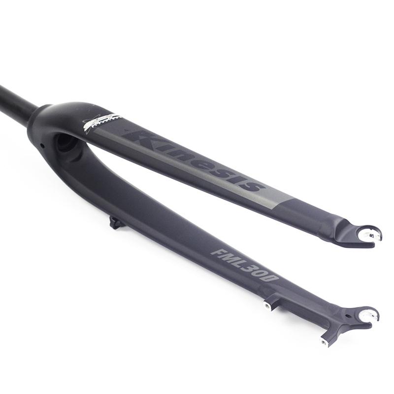 Kinesis 26" 27.5" 29" Aluminum MTB Bike Rigid Fork Straight 1-1/8" 28.6mm Disc Brake Inner Housing Quick Release 100mm