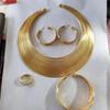 European & American Cross-Border African Punk Choker Necklace, Earrings, Bracelet, Ring Jewelry Set for Women