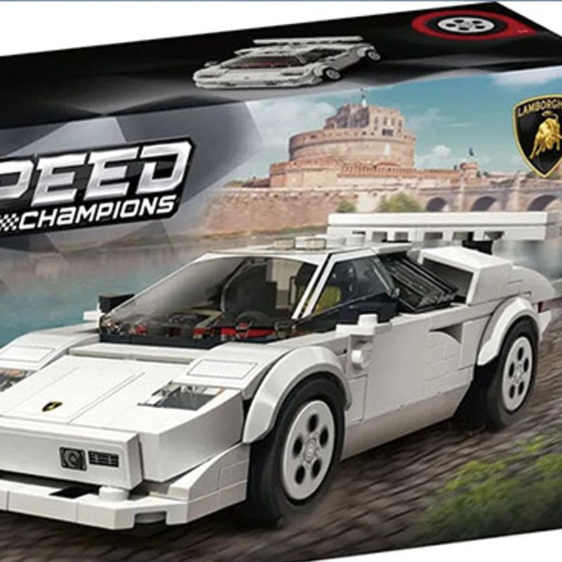 LEGO Speed Lamborghini Countach Building Blocks 262pcs 76908