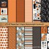 12 Sheets Retro Halloween Collage Background Paper for Journaling - European & American Style