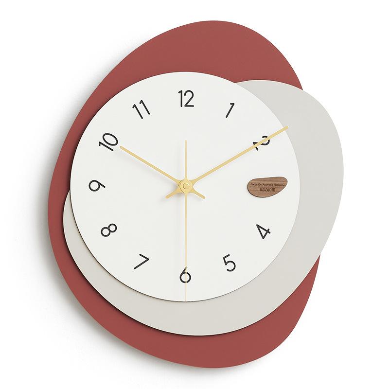 Wall Clock 2025 New Home Ins Wind Creative House Decoration Living Room Decoration Led Clock