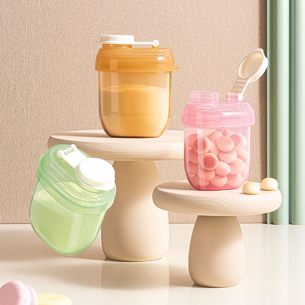 With Milk Powder Spoon Baby Milk Powder Box Essential Cereal Food Storage Box Outdoor