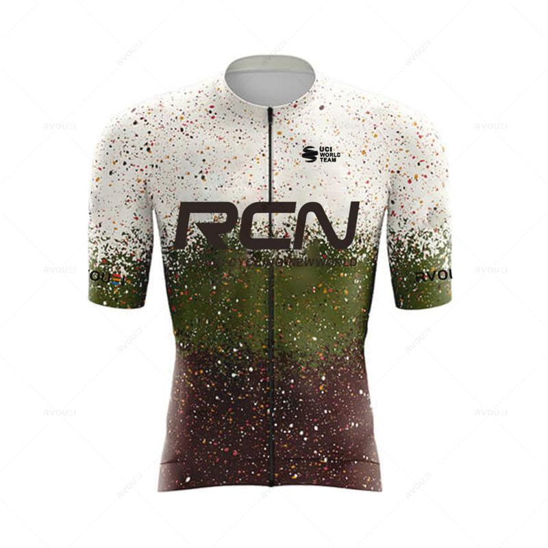 Ropa De Ciclismo 2025 RCN Neuankunft Sommer Herren Kurzarm Radtrikot Triathlon Team MTB Mountain Race Radbekleidung