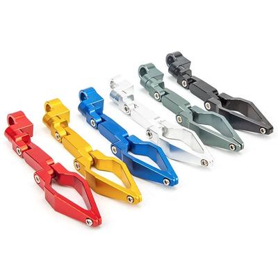 Universal Motorcycle Brake Cable Clamp Folding Zinc Alloy Oil Pipe Line Holder Anti-Shake Shock Absorber Buckle