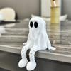 3D Print Halloween Ghost Ornament Figurines Ghost Festival Party Decoration Joint Movable Ornament Mini Scene Model Miniatures
