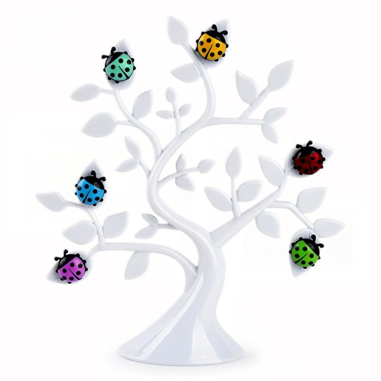 

1set Creative message cute ladybug refrigerator stickers environmental protection materials білий