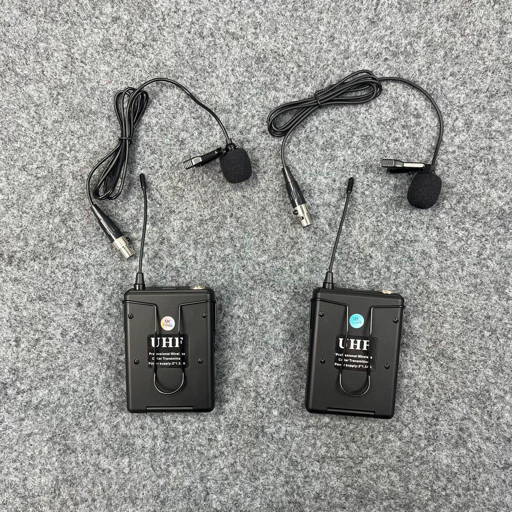 High-End Wireless U-Band Infrared Lavalier & Headset Microphone for Stage & Conference
