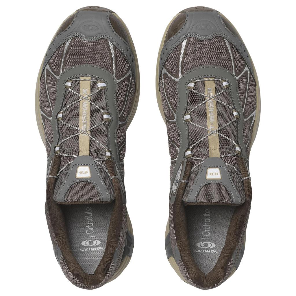 SALOMON XT WHISPER Cushioning Abrasion Resistant Coverage Support Lightweight Casual Running Shoes Men's Gray Brown 479791