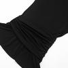 Europäisches & Amerikanisches Damen Freizeit Minikleid schulterfrei - Einfarbig, Vielseitig für Frühling/Sommer.