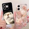 For Honor 600 Lite Honor600 2026 Cute Flower Butterfly Cat Painted Case For Honor 600 600Lite 5G Soft Silicone TPU Phone Cases