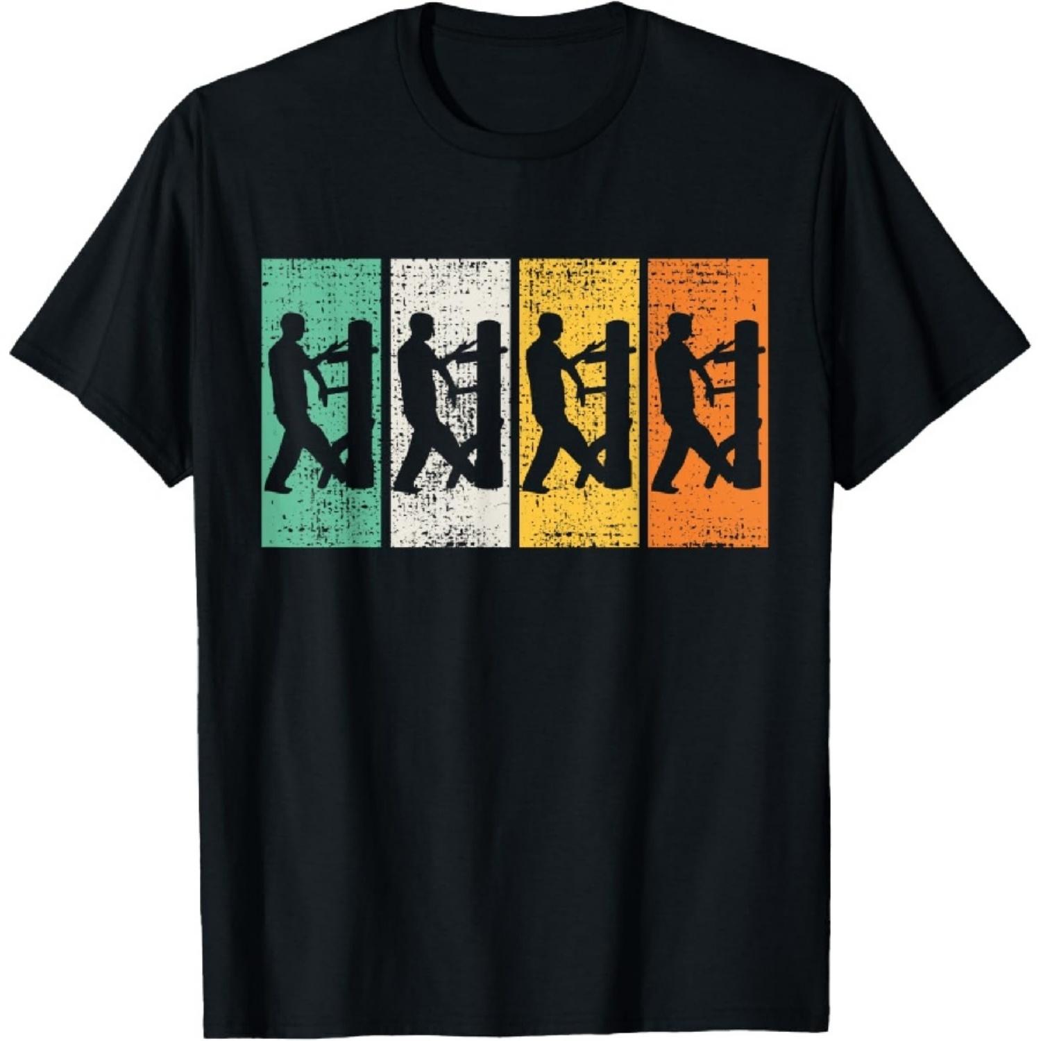 

Винтажная футболка в стиле ретро Вин Чун XXXXXL чёрный