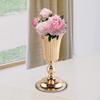 Elegant Metal Table Vase for Wedding Reception and Events