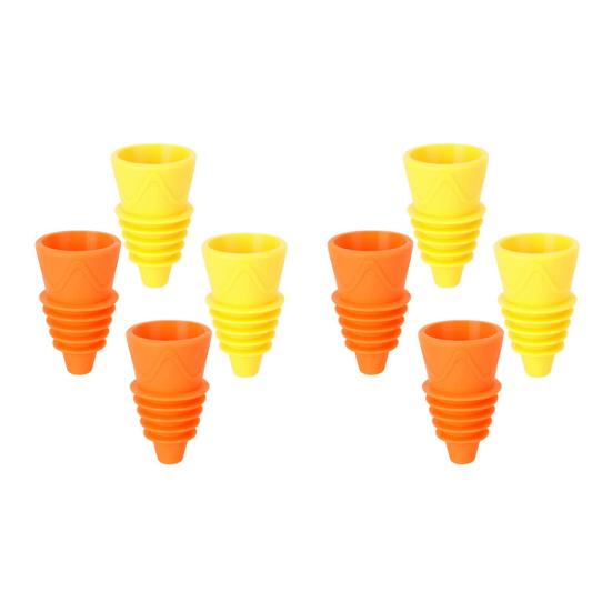 4/6/8Pcs Outdoor Indoor Kithchen Silicone Reusable Fruit Fly Traps Catcher Tool