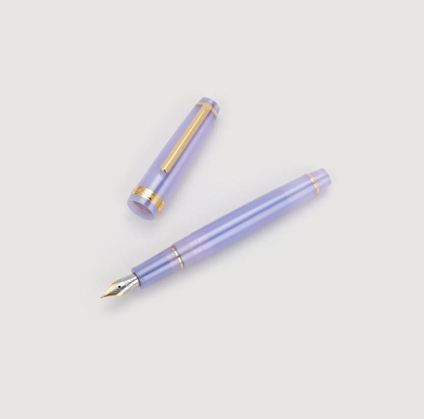 Jinhao 82 DIY Transparency Fountain Pen Acrylic Ink Spin Golden EF/F Nib Elegante Business Office School Supplies Writing Pen